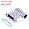 HSP 1/10 94101 94102 94105 Parts Exhaust pipe connection 02031S