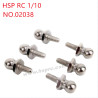 HSP 1/10 94101 94102 94105 Parts Metal ball head 02038