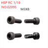 HSP 1/10 RC Car Parts Cup head screw M3x8mm 02095