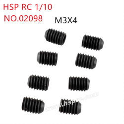 HSP 1/10 RC Car Parts Machine screw M3x4mm 02098