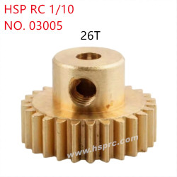 HSP 1/10 RC Car Parts Motor gear 26T 03005