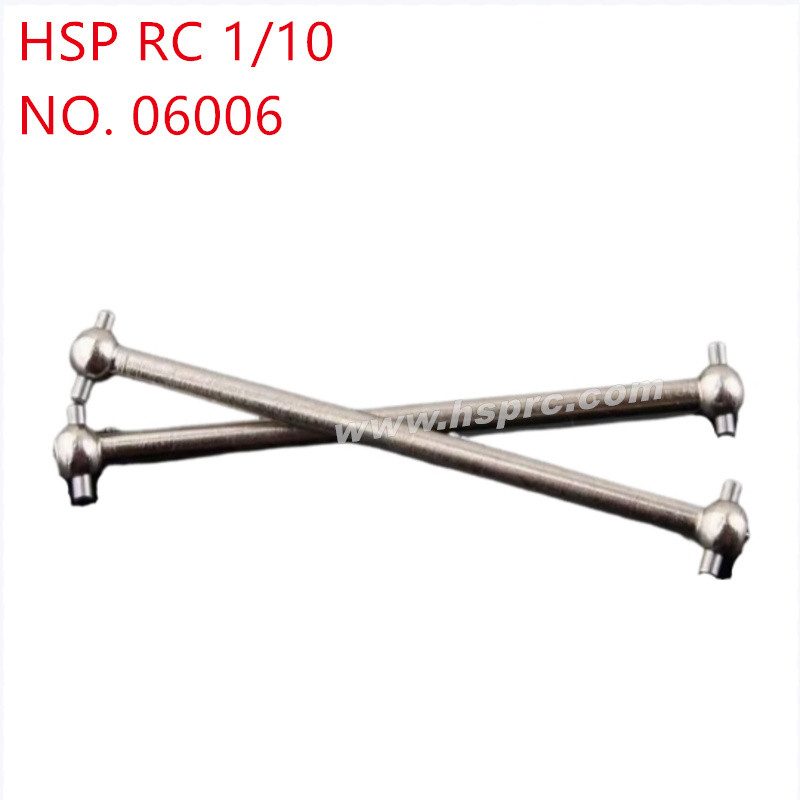 HSP 1/10 94105 94106 94120 Parts Dog bone drive shaft 76mm 06006 silver