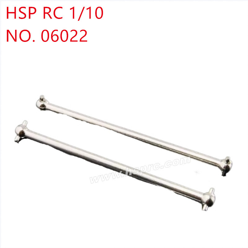 HSP 1/10 94105 94106 94120 Parts Metal dog bone drive shaft 87mm 06022 silver