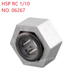 HSP 1/10 94106 94110 94109 Parts Metal hexagonal one-way bearing seat 06267