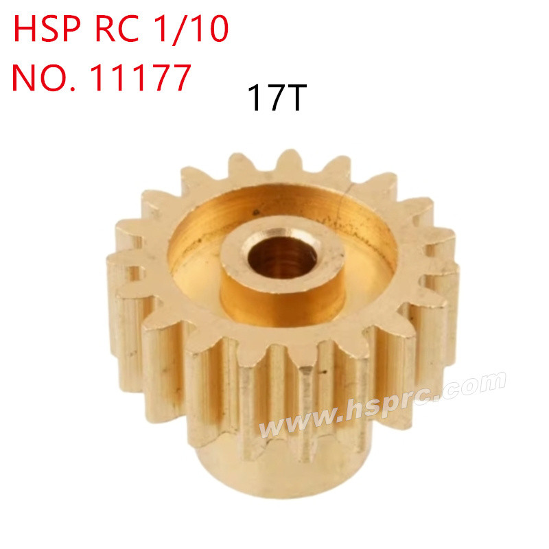 HSP 1/10 RC Car Parts Metal motor gear 17T 11177
