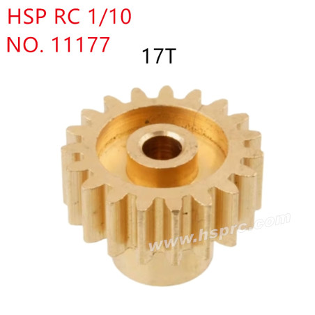 HSP 1/10 RC Car Parts Metal motor gear 17T 11177