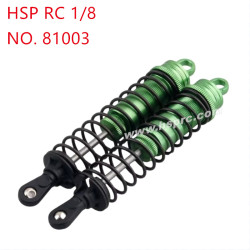 HSP 1/8 94760 94761 94763 Upgrade Parts Metal front shock absorber 81003 green