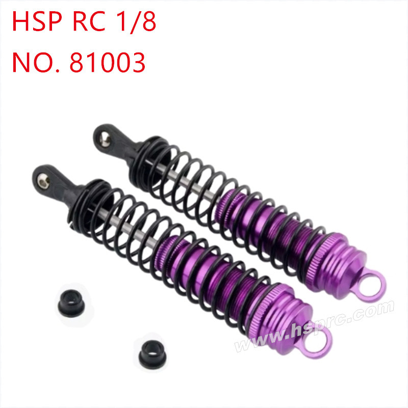 HSP 1/8 94760 94761 94763 Upgrade Parts Metal front shock absorber 81003 purple HSP 1/8 94760 94761 94763 Upgrade Parts Metal front shock absorber 81003 purple