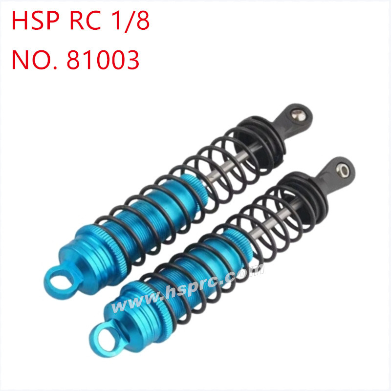 HSP 1/8 94760 94761 94763 Upgrade Parts Metal front shock absorber 81003 blue HSP 1/8 94760 94761 94763 Upgrade Parts Metal front shock absorber 81003 blue