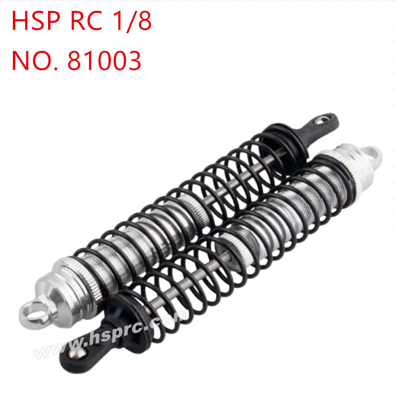 HSP 1/8 94760 94761 94763 Upgrade Parts Metal front shock absorber 81003 silver HSP 1/8 94760 94761 94763 Upgrade Parts Metal front shock absorber 81003 silver