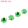 HSP 1/8 RC Car Upgrade Parts Aluminum alloy binder nut green