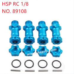 HSP 1/8 94762 94763 94766 Upgrade Parts Extended dust-proof binder 17mm 89108 blue