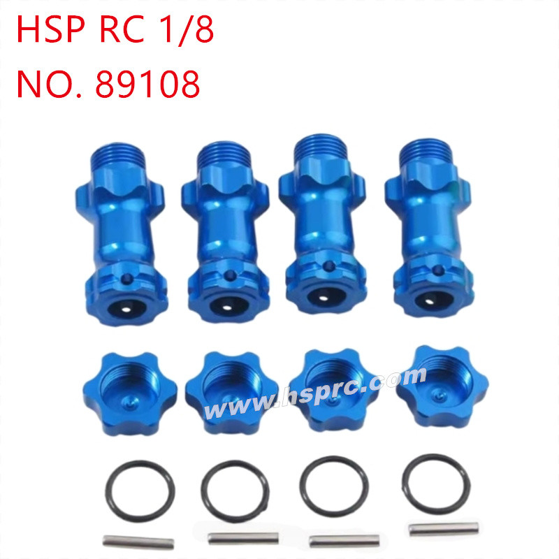 HSP 1/8 94762 94763 94766 Upgrade Parts Extended dust-proof binder 17mm 89108 dark blue