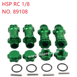 HSP 1/8 94762 94763 94766 Upgrade Parts Extended dust-proof binder 17mm 89108 green