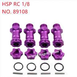 HSP 1/8 94762 94763 94766 Upgrade Parts Extended dust-proof binder 17mm 89108 purple