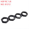 HSP 1/8 RC Car Upgrade Parts Metal binder nut 17mm 81212 black