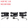HSP 1/8 RC Car Upgrade Parts Aluminum alloy clutch swing block friction plate  081008 black