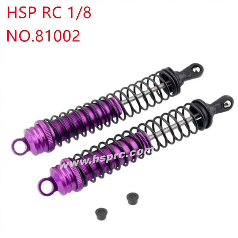 HSP 1/8 RC Car Upgrade Parts Metal rear shock absorber 81002 purple HSP 1/8 RC Car Upgrade Parts Metal rear shock absorber 81002 purple