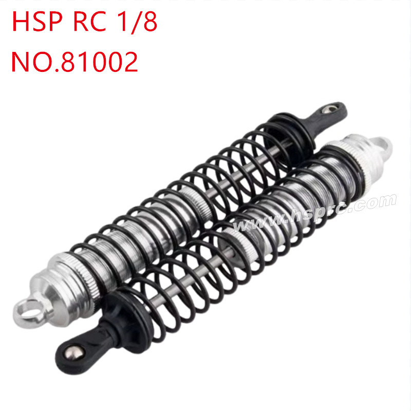HSP 1/8 RC Car Upgrade Parts Metal rear shock absorber 81002 silver HSP 1/8 RC Car Upgrade Parts Metal rear shock absorber 81002 silver
