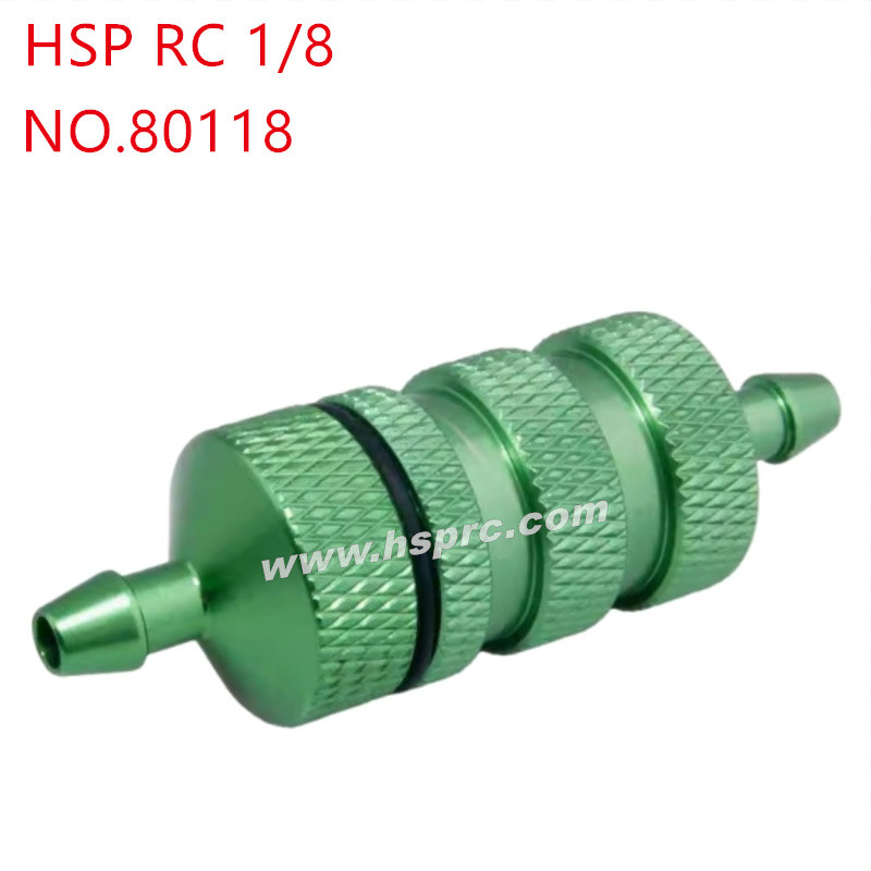 HSP 1/8 RC Car Upgrade Parts Metal fuel filter 80118 green