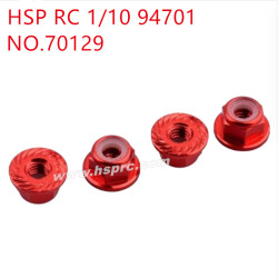 HSP 94701 1/10 Upgrade Parts M4 flange loose and non-slip nut 70129