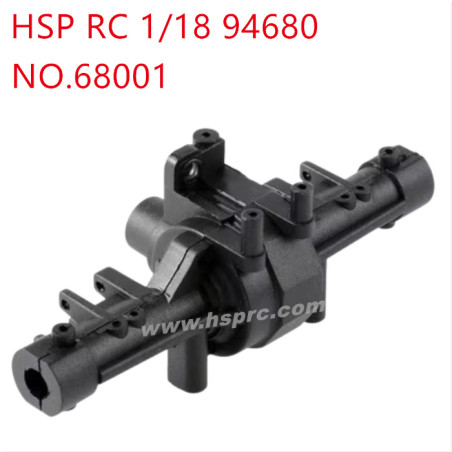 HSP 1/18 94680 Parts Front and rear transmission box 68001