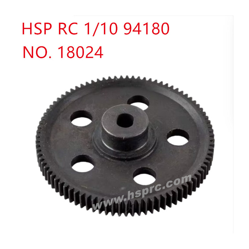 HSP 94180 1/10 Parts 87T Metal gear 18024 black