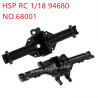 HSP 1/18 94680 Parts Front and rear transmission box 68001