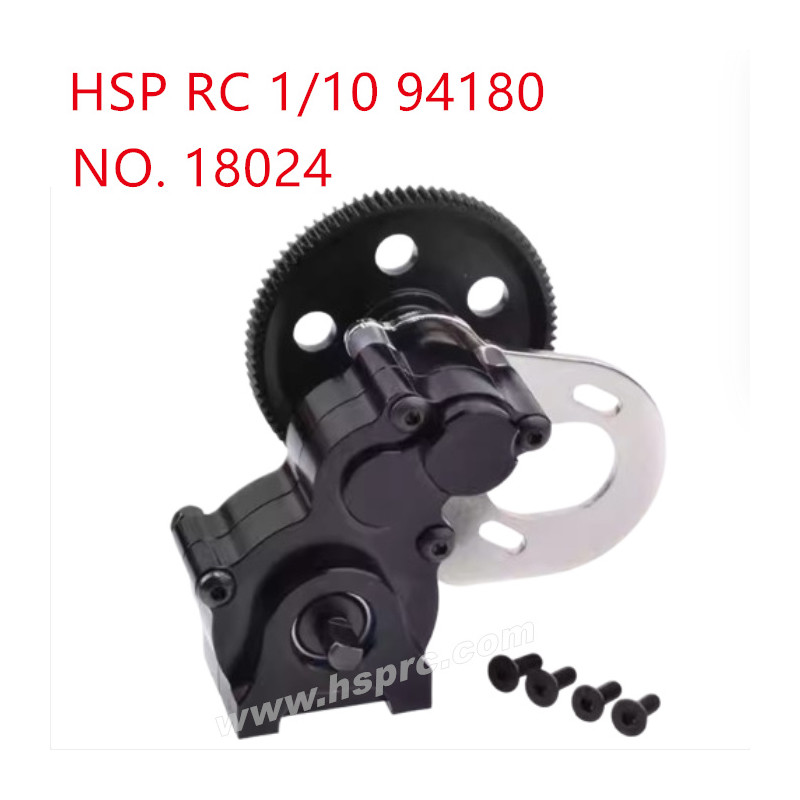 HSP 94180 1/10 Upgrade Parts Gear box of metal 18024 black