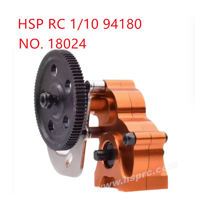 HSP 94180 1/10 Upgrade Parts Gear box of metal 18024 orange
