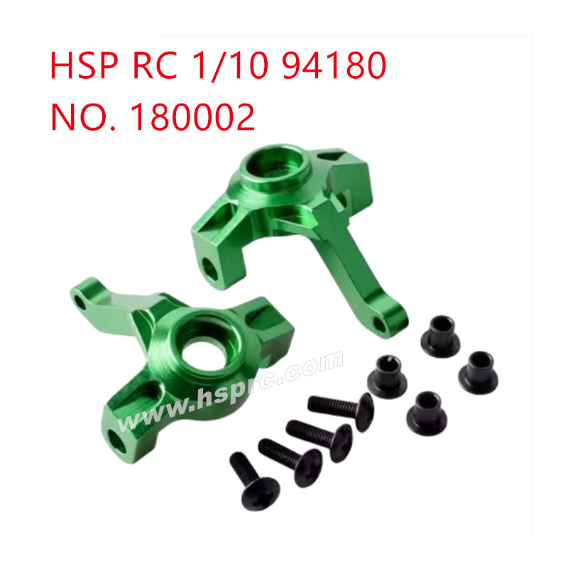 HSP 94180 1/10 Upgrade Parts Aluminium alloy steering cup 180002 green