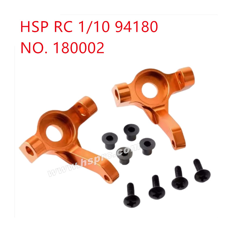 HSP 94180 1/10 Upgrade Parts Aluminium alloy steering cup 180002 orange