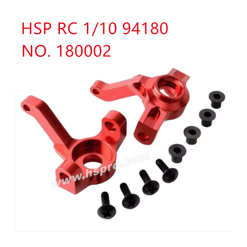 HSP 94180 1/10 Upgrade Parts Aluminium alloy steering cup 180002 red