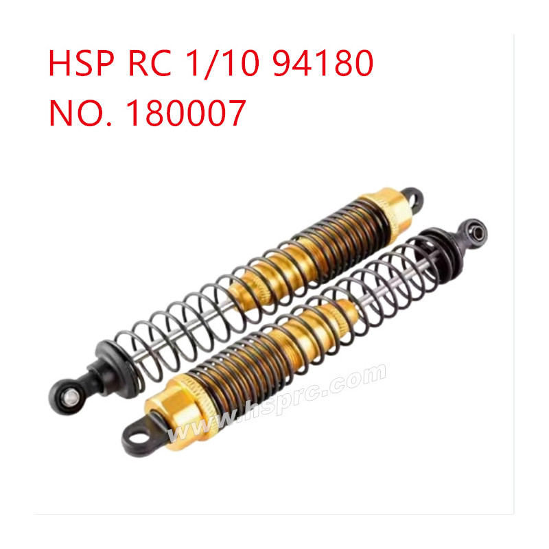 HSP 94180 1/10 Upgrade Parts Shock absorber 180007 yellow