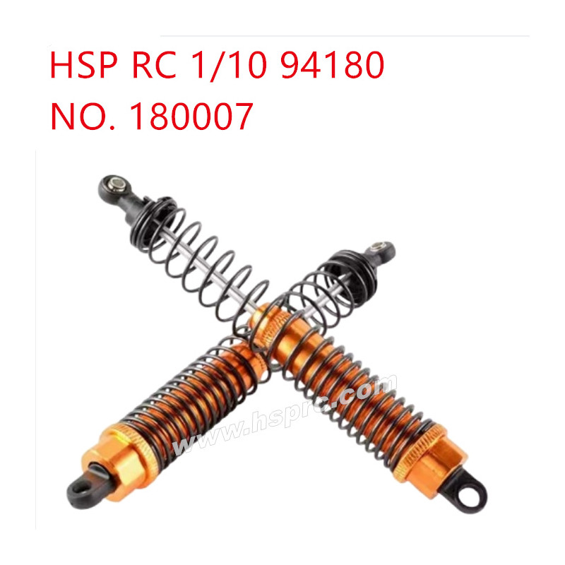 HSP 94180 1/10 Upgrade Parts Shock absorber 180007 orange