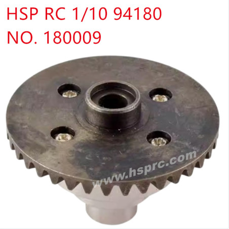 HSP 94180 1/10 Upgrade Parts 38T Front and rear axle big gear 180009 grey