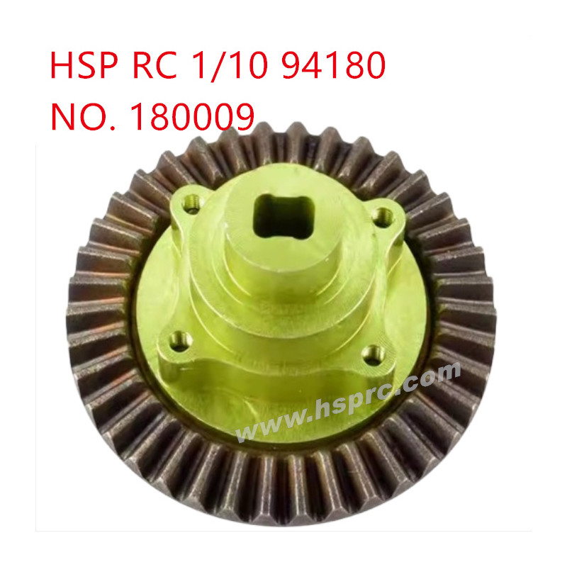 HSP 94180 1/10 Upgrade Parts 38T Front and rear axle big gear 180009 green