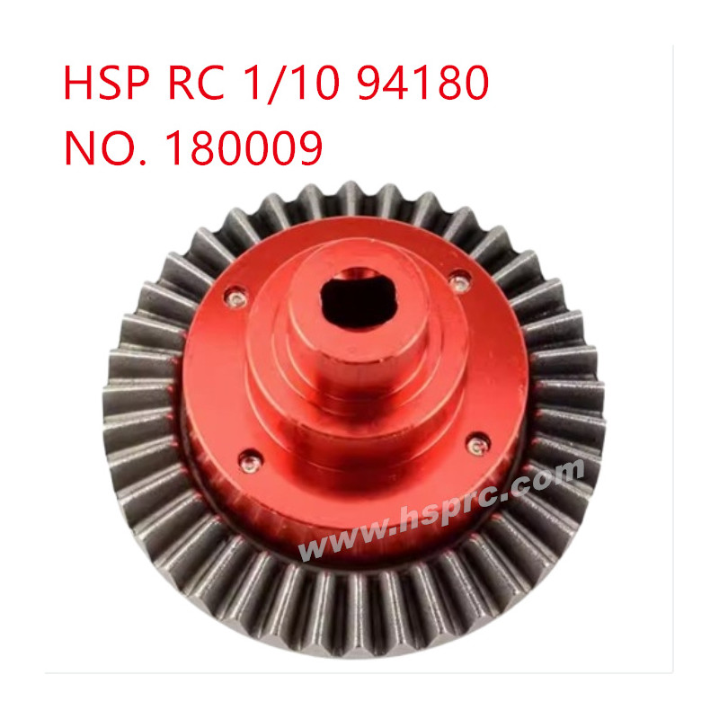 HSP 94180 1/10 Upgrade Parts 38T Front and rear axle big gear 180009 red