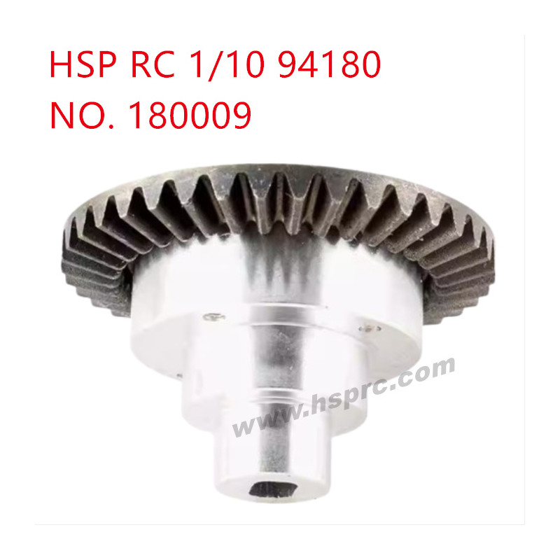 HSP 94180 1/10 Upgrade Parts 38T Front and rear axle big gear 180009 silver