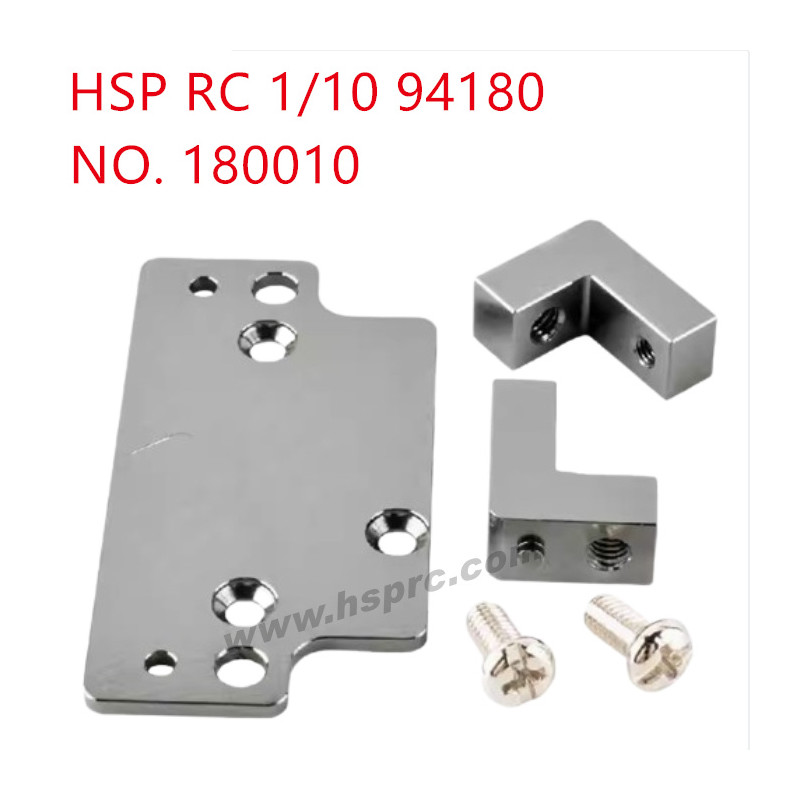 HSP 94180 1/10 Upgrade Parts Aluminum alloy servo fixing base 180010 gray