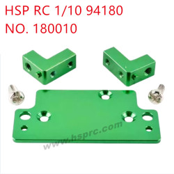 HSP 94180 1/10 Upgrade Parts Aluminum alloy servo fixing base 180010 green