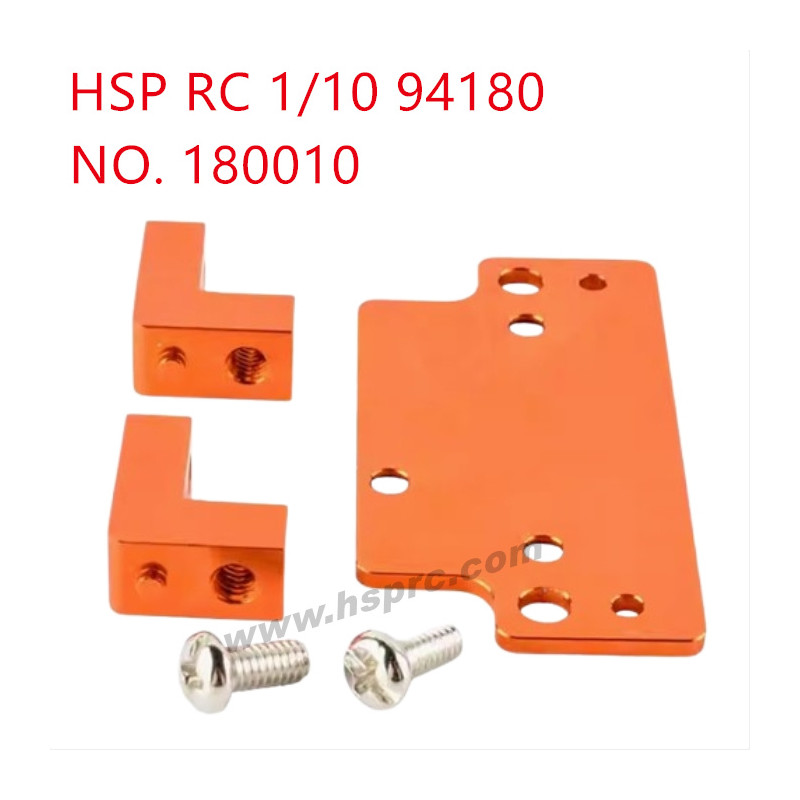 HSP 94180 1/10 Upgrade Parts Aluminum alloy servo fixing base 180010 orange