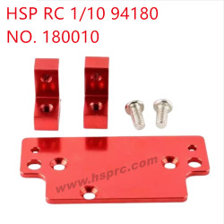 HSP 94180 1/10 Upgrade Parts Aluminum alloy servo fixing base 180010 red