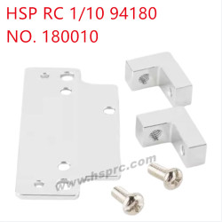 HSP 94180 1/10 Upgrade Parts Aluminum alloy servo fixing base 180010 silver