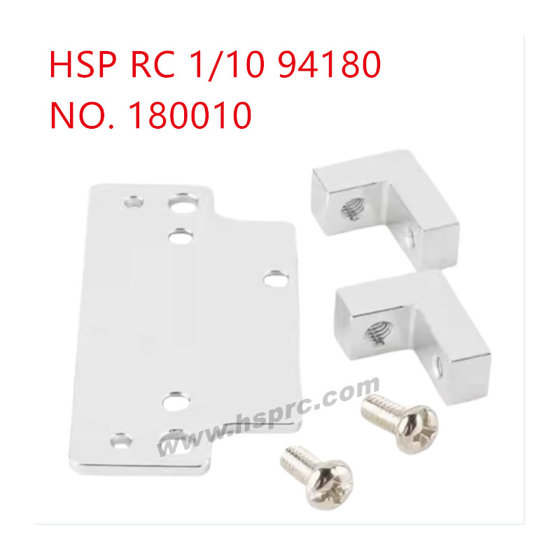 HSP 94180 1/10 Upgrade Parts Aluminum alloy servo fixing base 180010 silver