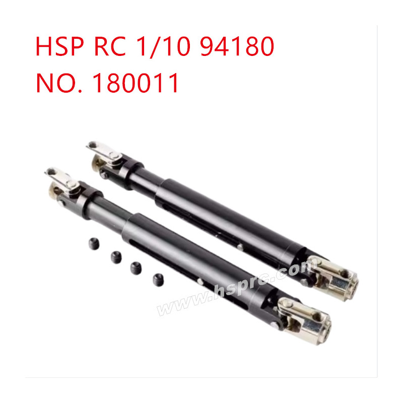 HSP 94180 1/10 Upgrade Parts 106-138mm Driving shaft 180011 black