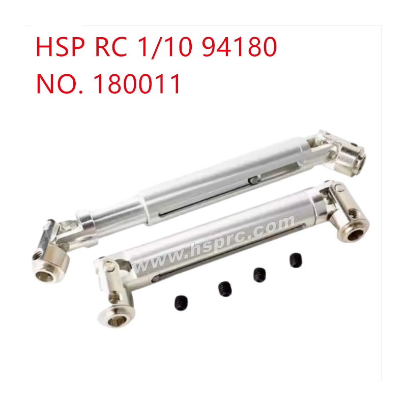 HSP 94180 1/10 Upgrade Parts 106-138mm Driving shaft 180011 silver