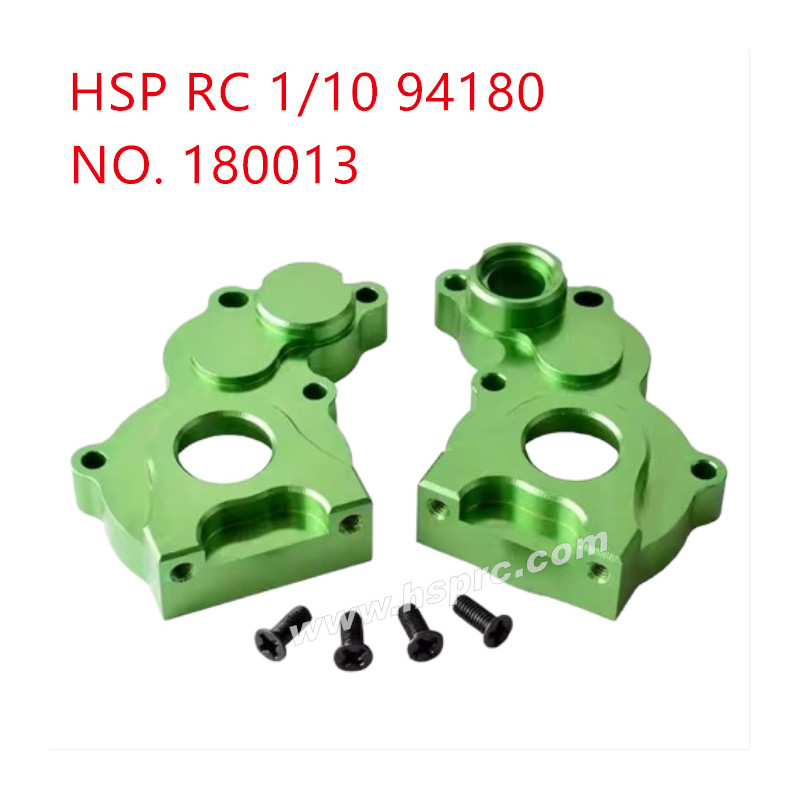 HSP 94180 1/10 Upgrade Parts Metal medium wave case 180013 green