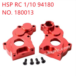 HSP 94180 1/10 Upgrade Parts Metal medium wave case 180013 red