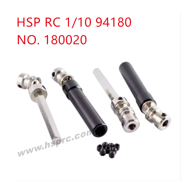 HSP 94180 1/10 Upgrade Parts 100-140mm Driving shaft 180020 black
